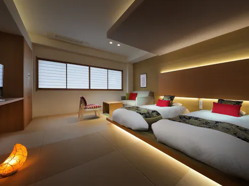 เตียงต่ำสไตล์ญี่ปุ่นโมเดิร์น ห้ามสูบบุหรี่ (ตัวอย่าง)