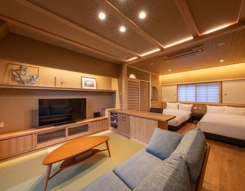 夕菅　露天風呂