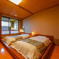 Kamar Twin dengan Mata air panas terbuka