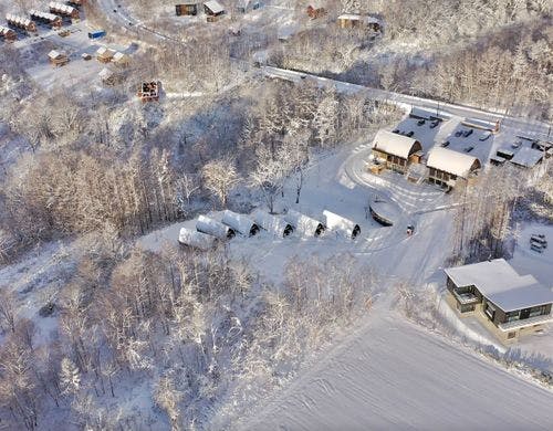 広大な敷地内にわずか6棟のヴィラ