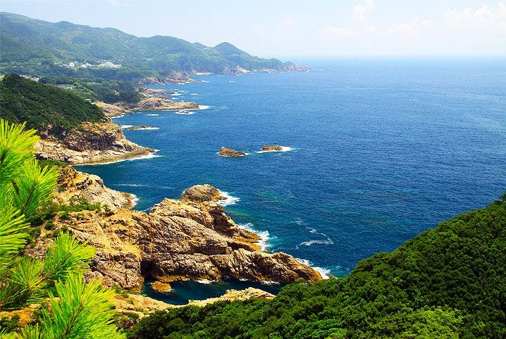 Pemandangan indah dari Usuhama