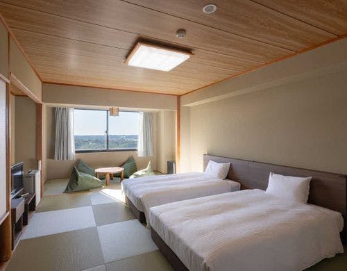 和モダンファミリールーム