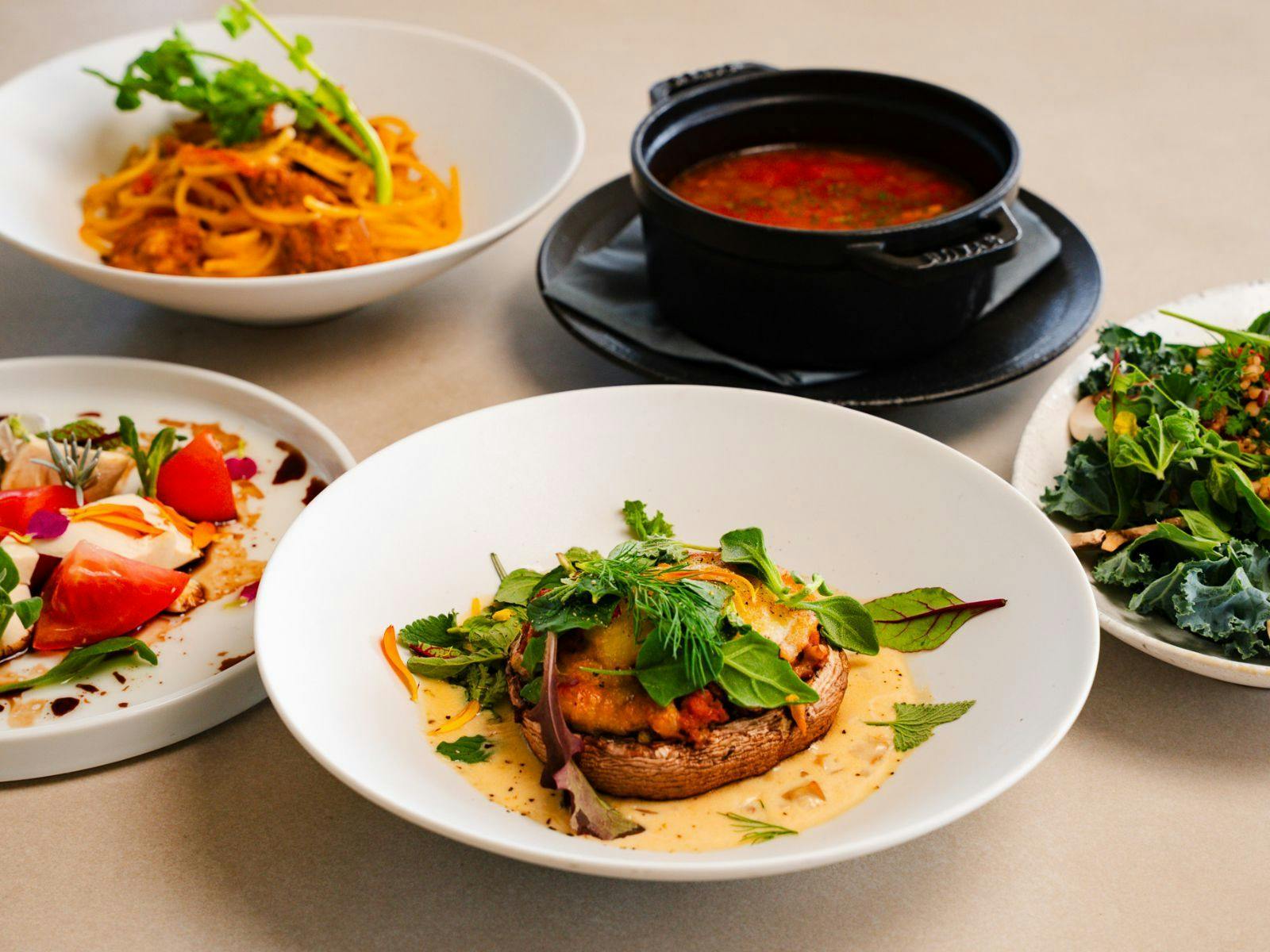 【1泊2食付】 DINNER PLAN｜BPC VEGAN SHARE