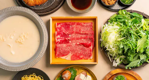 【1泊2食付】 DINNER PLAN|牛テール白湯しゃぶしゃぶ