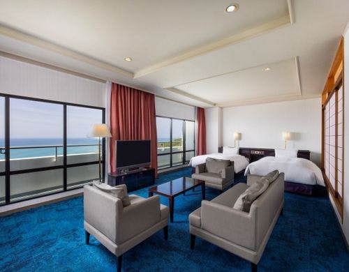 最上階にあるクラシックジュニアスイート