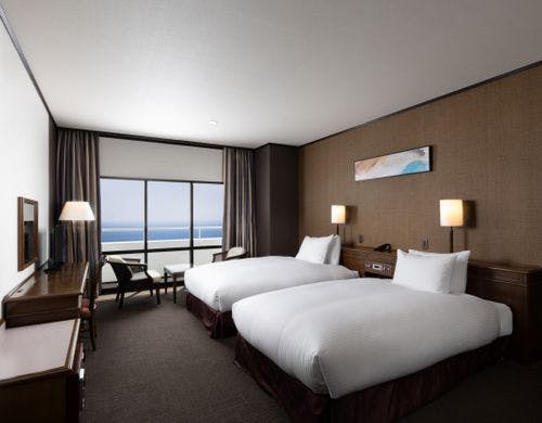 ロイヤルスイートの寝室