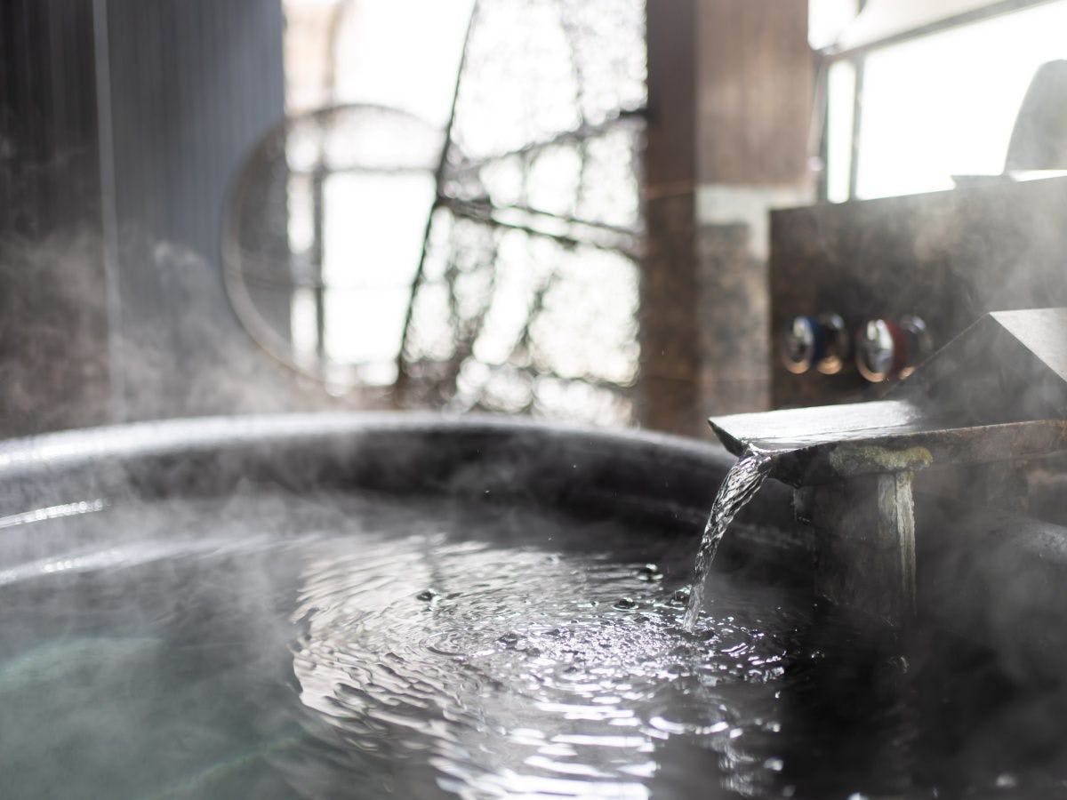 草津温泉 湯畑泉水