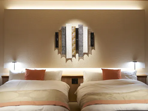 ห้องพัก/【น้ำพุร้อน露天風呂付】ทันสมัย