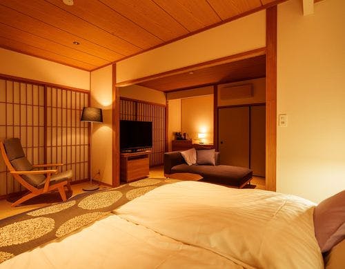 部屋／【温泉露天風呂付】ダブル