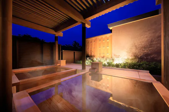 【玲瓏】Kamar khusus bergaya Jepang modern dengan dua pemandian terbuka