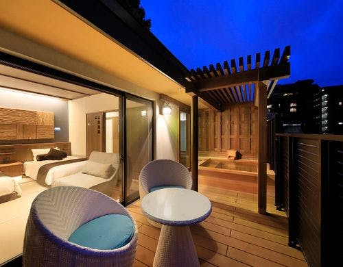 【彩雲・蒼天】露天風呂付モダン和室