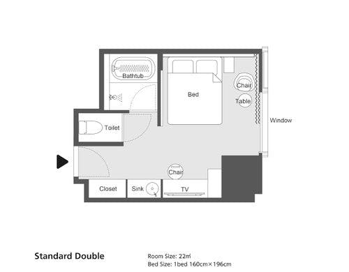 ＜スタンダードフロア＞スタンダードダブル