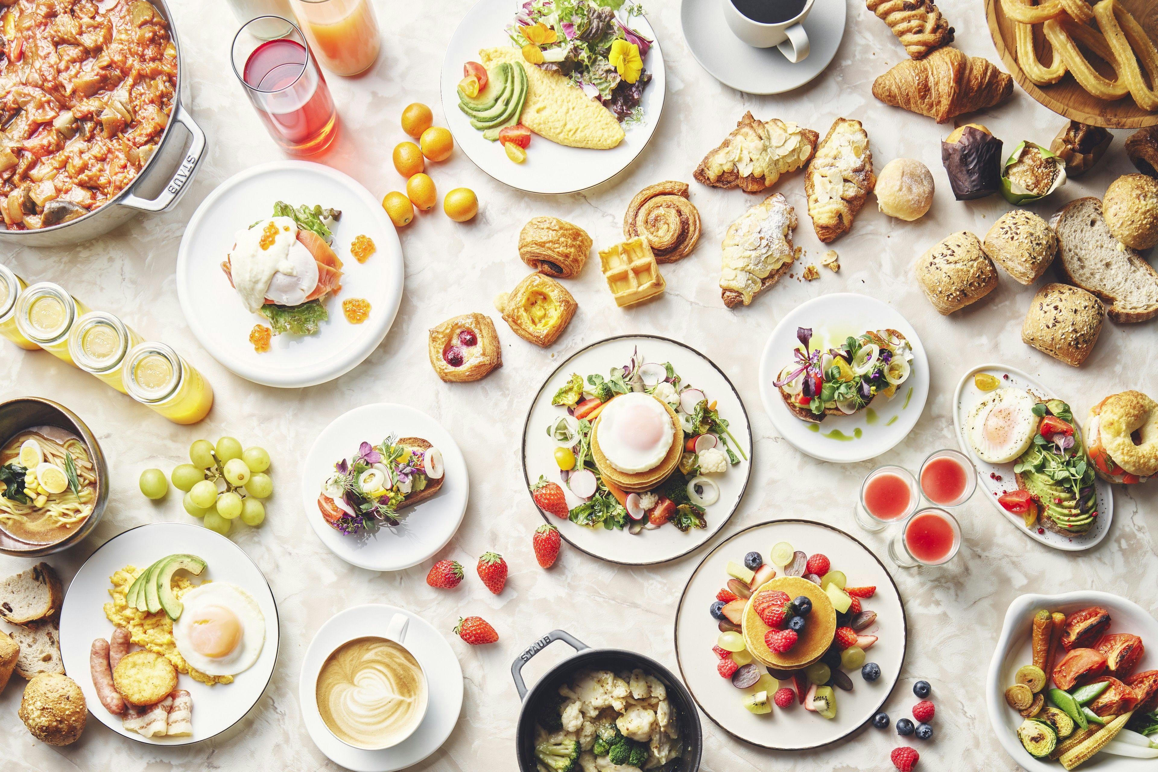 ภาพตัวอย่างบุฟเฟต์อาหารเช้า