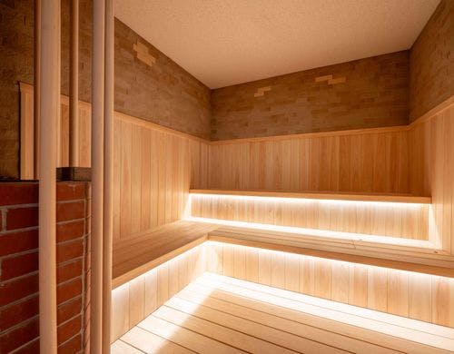 大浴場　男湯　サウナ