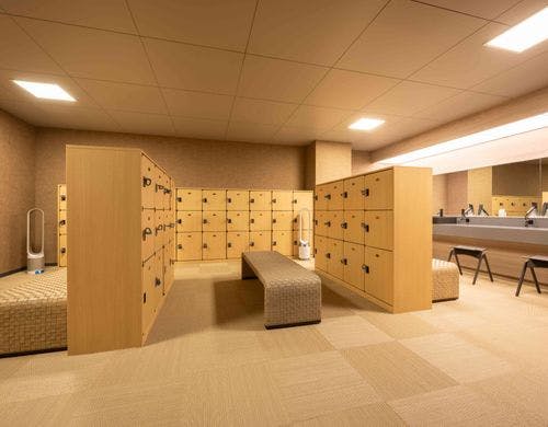 大浴場　男湯　脱衣所