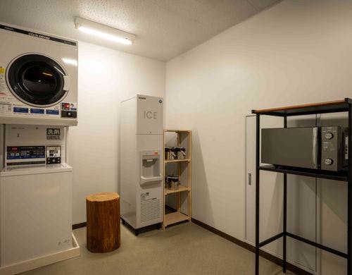 コインランドリー　電子レンジ