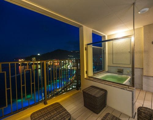 オーシャンスカイビュー客室露天風呂