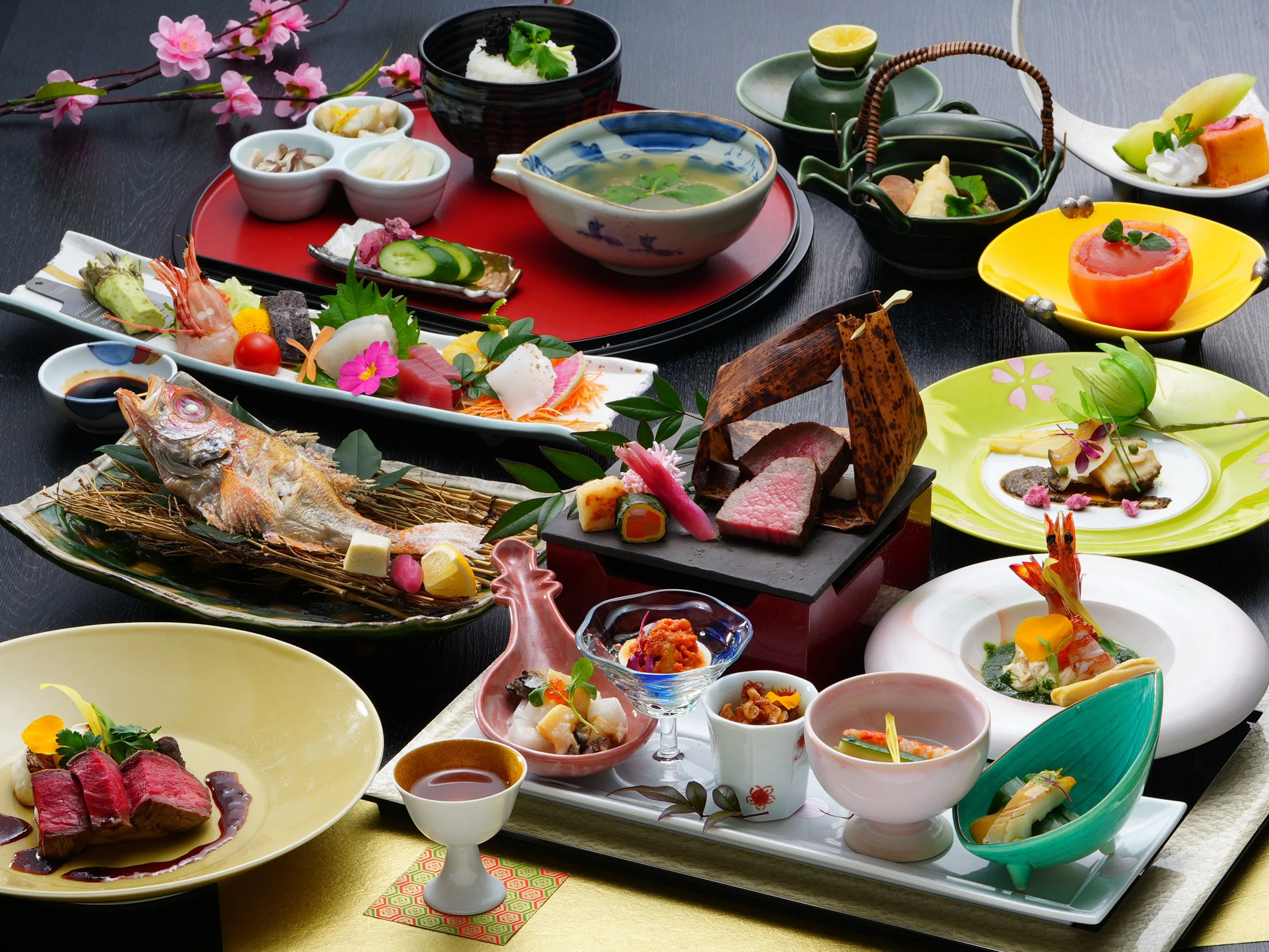 Kaiseki Premium Musim Bunga