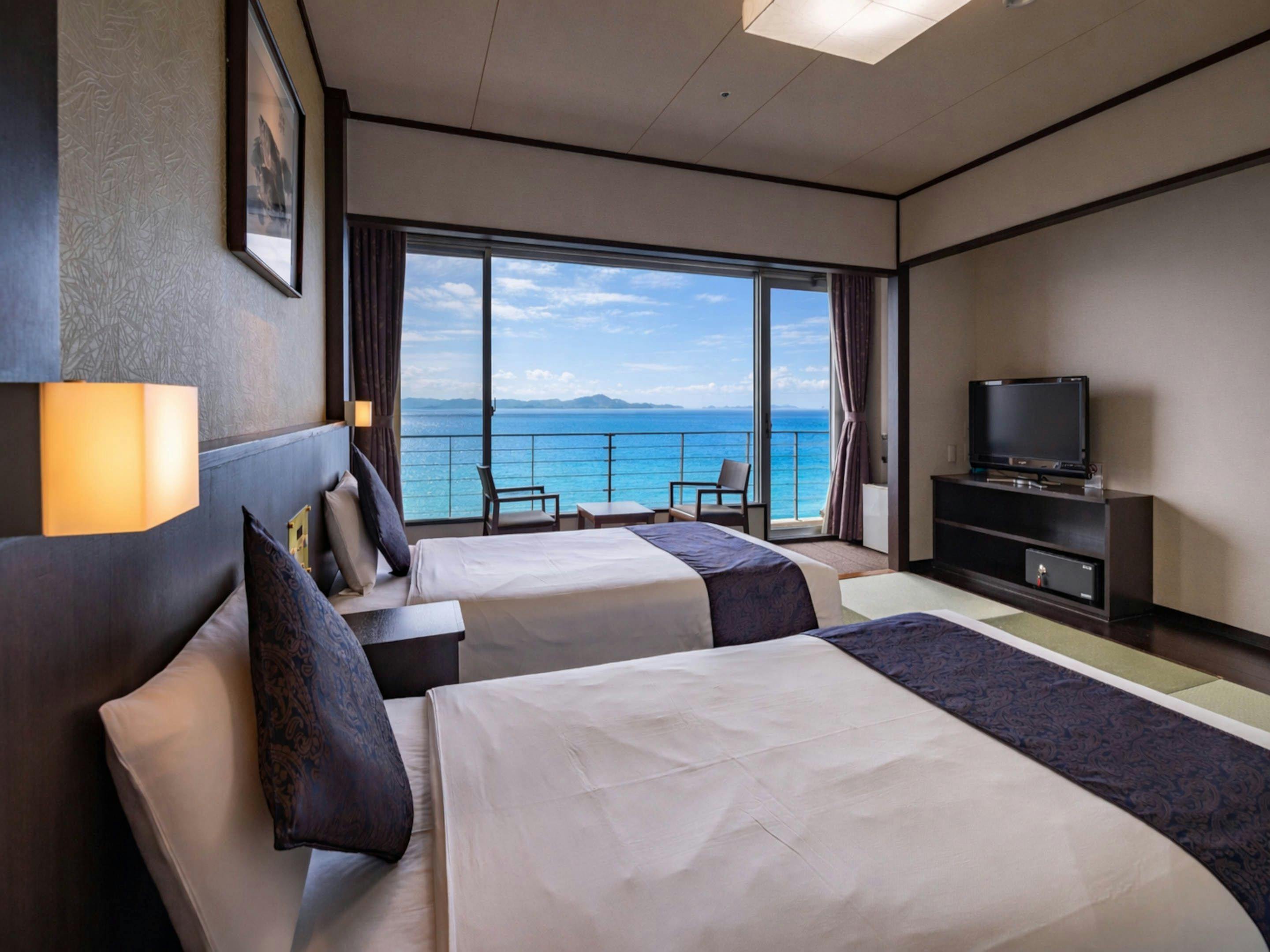 【ｵｰｼｬﾝﾋﾞｭｰ】和室ﾂｲﾝ/32平米(和室)＜T2N＞