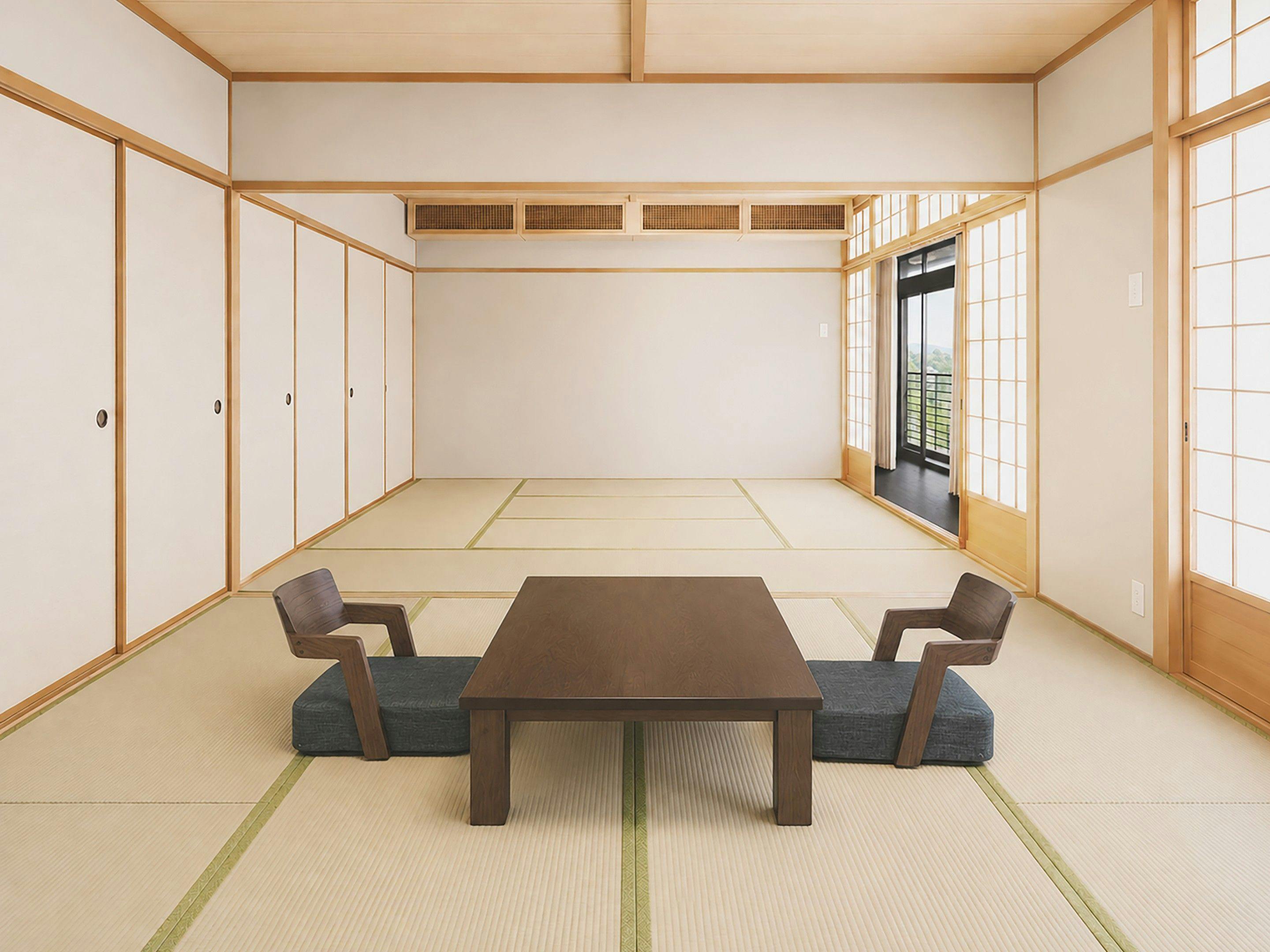 【本館】和室18畳+4畳（庭園側）