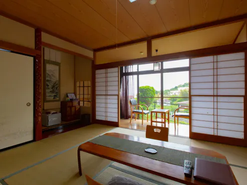 ห้องสไตล์ญี่ปุ่น 10 เสื่อทาทามิ ชั้น 1 (ฝั่งทะเล) พร้อมระเบียงกว้าง / ห้ามสูบบุหรี่