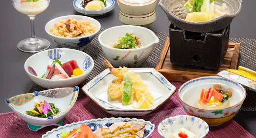 【彩御膳】スタンダード夕食プラン 一泊二食付き