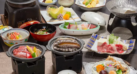 【極御膳】最高級グレード夕食プラン 一泊二食付き