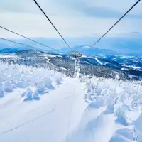 【สถานที่ท่องเที่ยวใกล้เคียง】น้ำแข็งต้นไม้ซาโอะ・กระเช้าลอยฟ้า