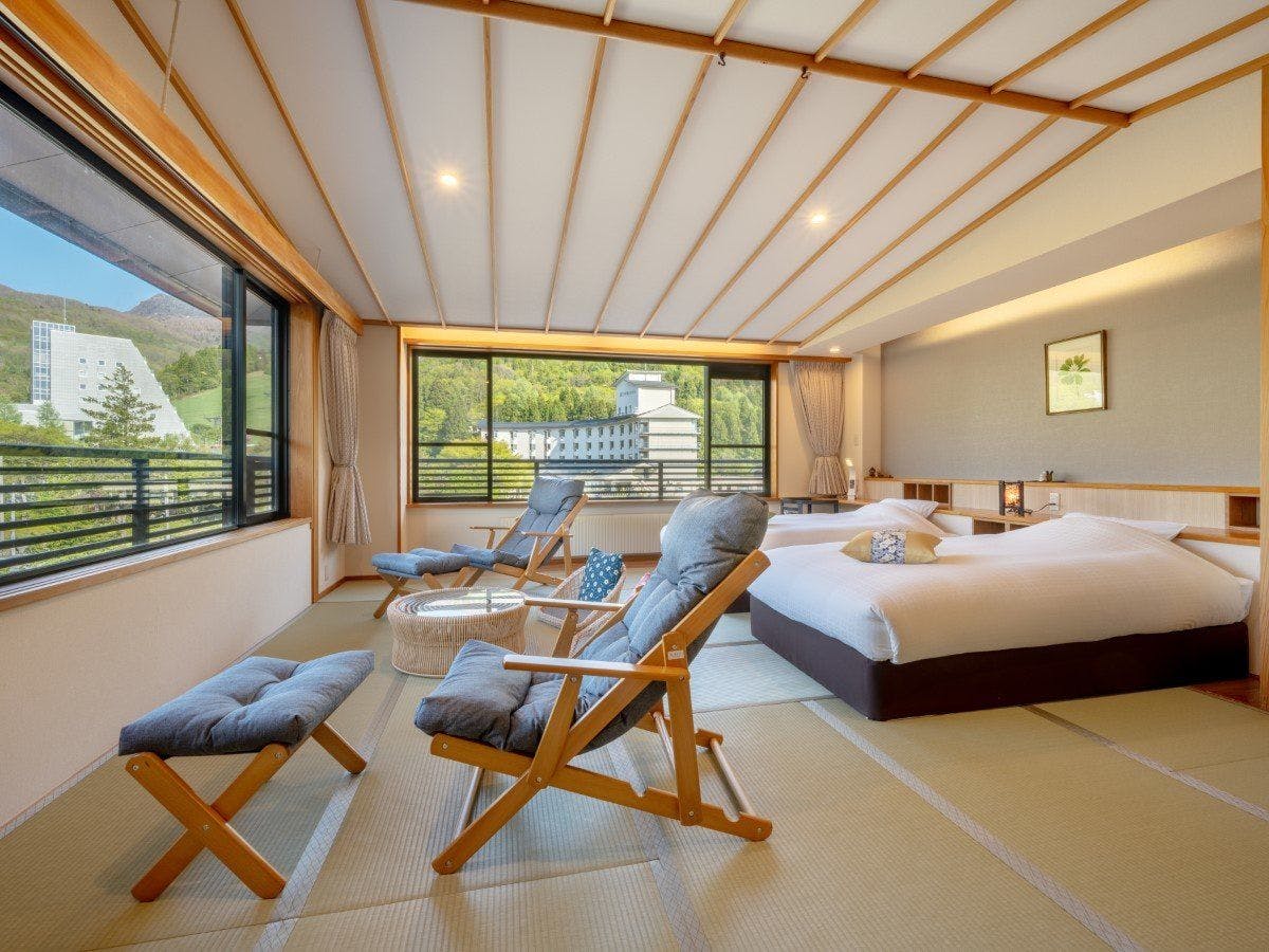 【หรูหราด้านภูเขา】ห้องคู่สไตล์ญี่ปุ่นโมเดิร์น