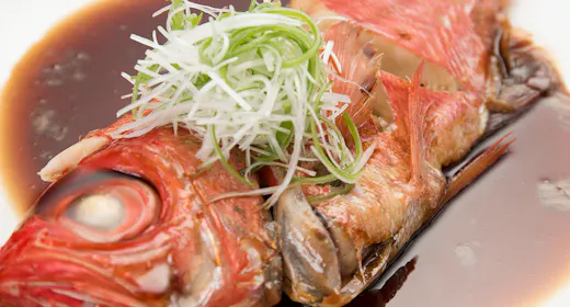 【平日限定】伊豆名物!お刺身・煮付けetc調理法いろいろ!金目鯛丸々1匹コースプラン