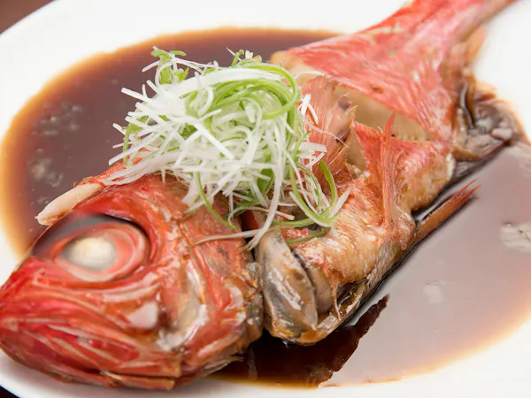 【平日限定】伊豆名物!お刺身・煮付けetc調理法いろいろ!金目鯛丸々1匹コースプラン