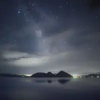 ทะเลสาบโทยะ_ท้องฟ้าที่เต็มไปด้วยดวงดาว