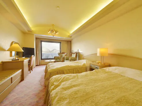 【ห้ามสูบบุหรี่】ห้องสไตล์ตะวันตก (เตียงคู่)