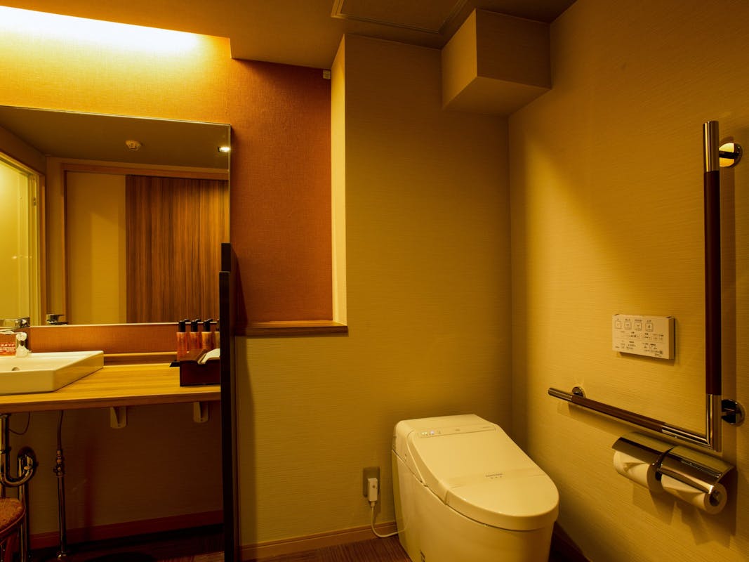 【熱川プリンスホテル】海眺め和ベットツイン［中央館］（定員２名・14畳）トイレ