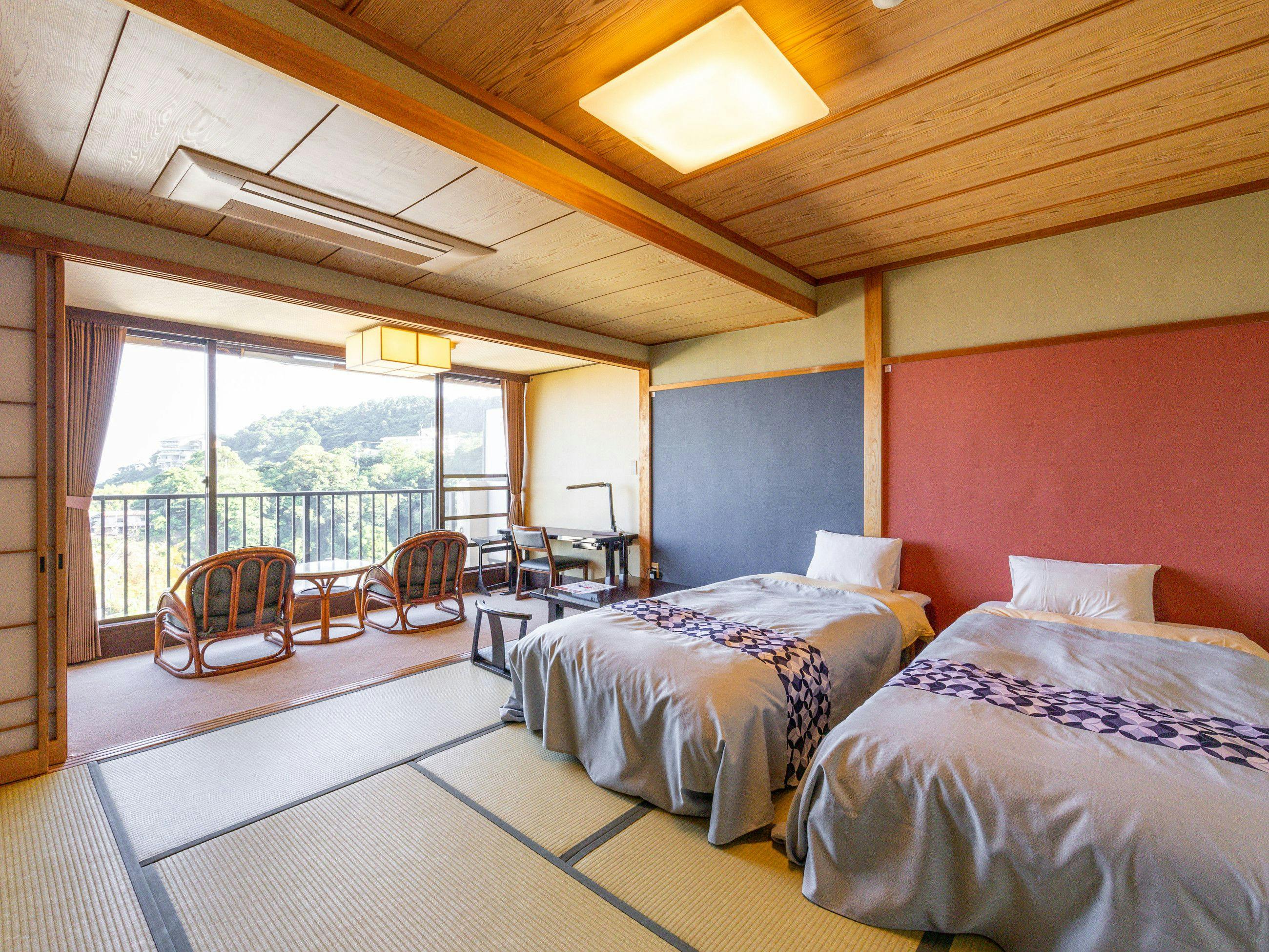 【Hana Tachibana Kan】ห้องเตียงคู่แบบญี่ปุ่น