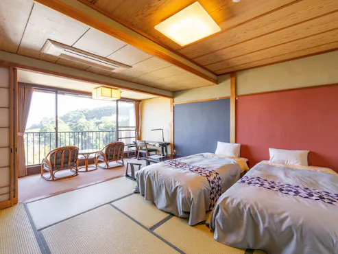 【Hana Tachibana Kan】ห้องเตียงคู่แบบญี่ปุ่น