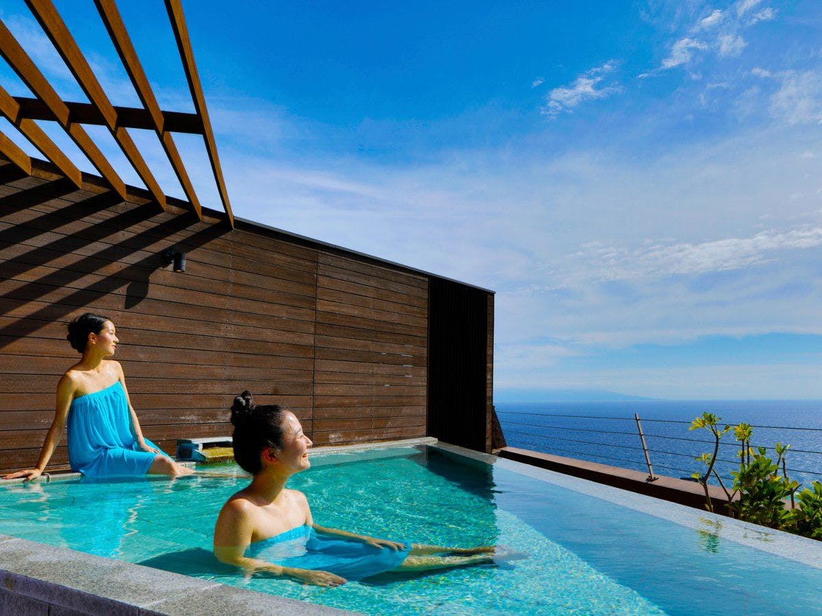 薫風では空と海との一体感が味わえます