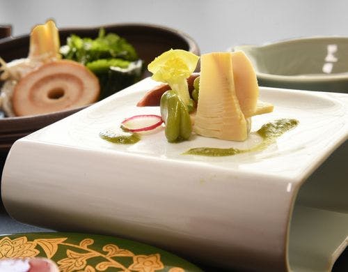 【季節の前菜】竹の子の木の芽和え