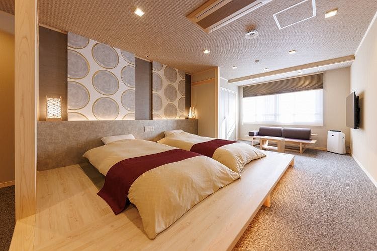 ＜禁煙＞【料亭食】リラックスモダンツイン