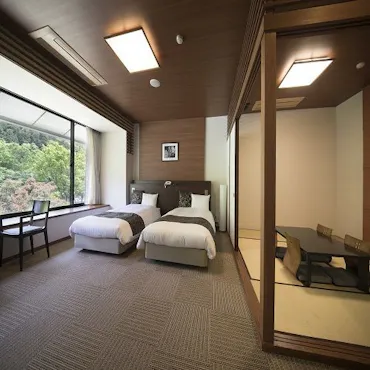 ห้องหัวมุมสไตล์ญี่ปุ่นและตะวันตก