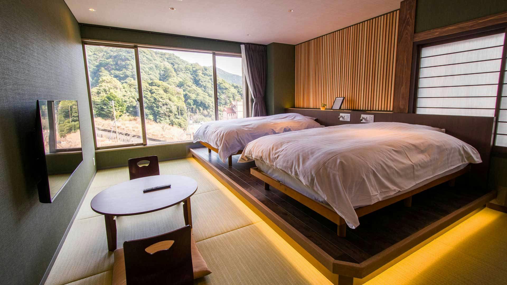 洋室ツイン【河鹿の間】【楓の間】