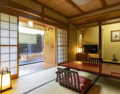 露天風呂付特別室　和室12畳/寝室/リビング