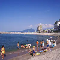 다이센산이 보이는 해변 / 사진 제공: 돗토리현