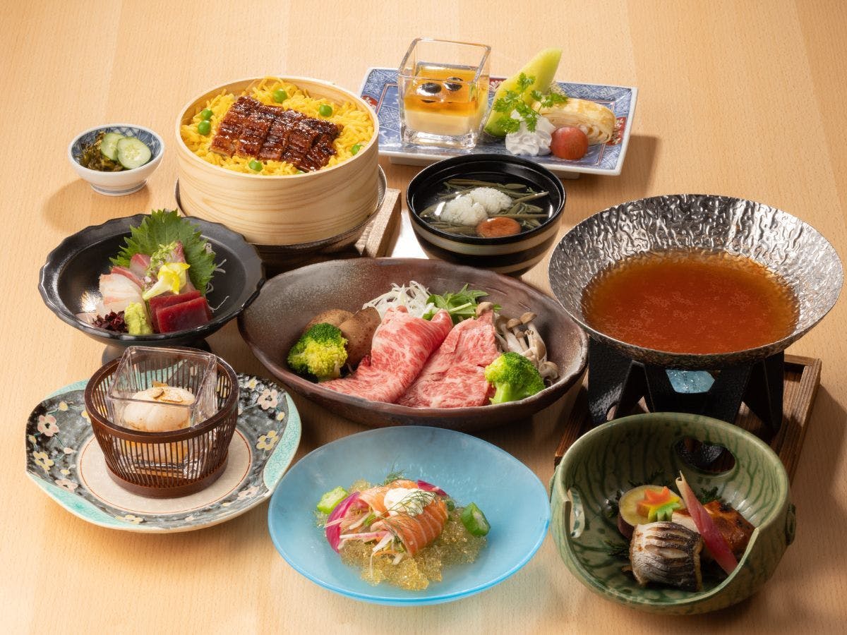 【迷ったらこれ】季節を感じる 白扇の定番会席＜基本会席＞展望ジャグジー付客室