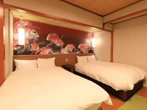 【Open-Air & Scenic Jacuzzi】Japanese-Western Style Room, 70㎡