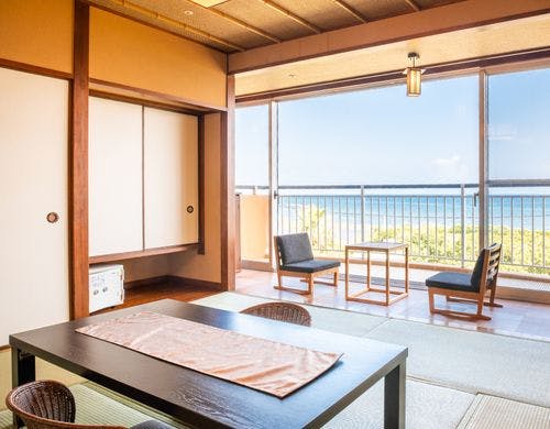 桜島を望むシャワーブース付和室8畳