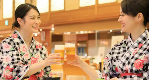 【アルコール飲み放題付】大満足の飲み放題!牛鉄板焼きや天ぷら、選べるお鍋の和洋中バイキング