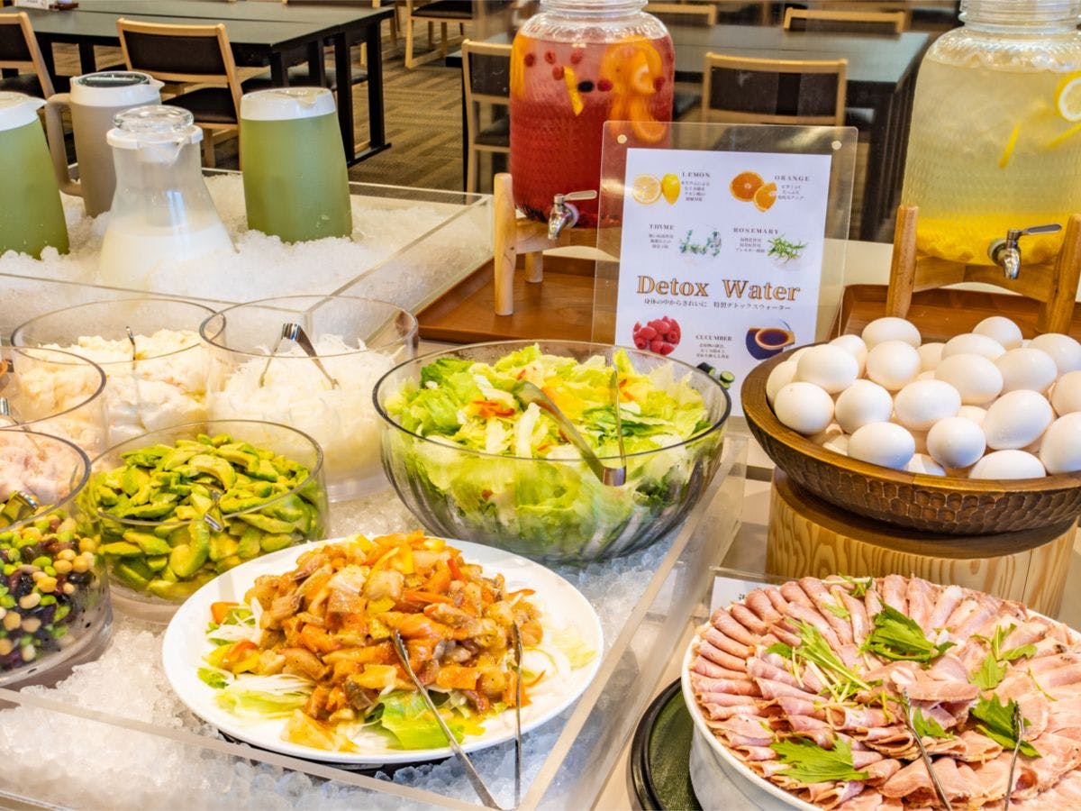 【朝食】種類豊富なメニューをご用意！
