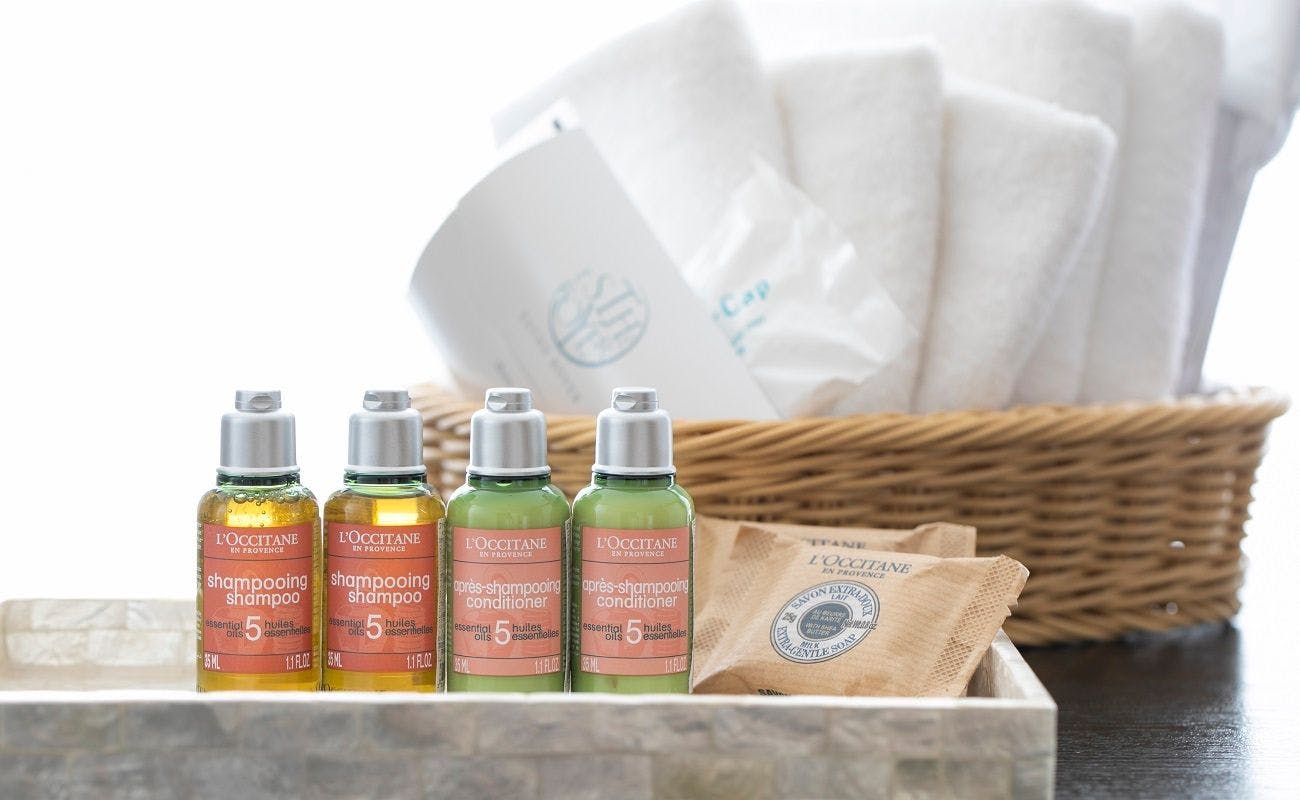 半露天風呂付和洋室アメニティ一例