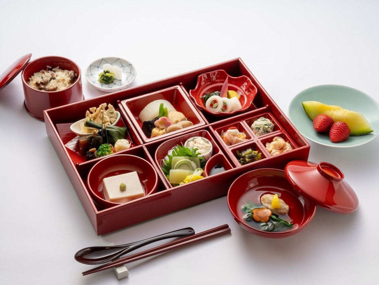 精進料理の夕食※画像はイメージです